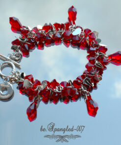 be.Spangled-201307 Heart Spangles w/ Teardrop Pendant