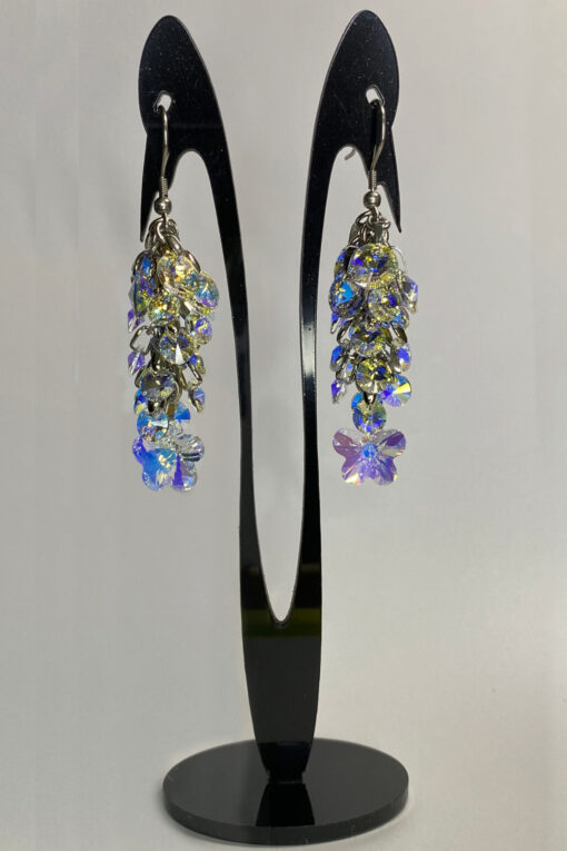 AB Grapes Earrings Series Flower